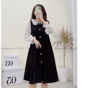 Váy Bầu Dài Tay Công Sở