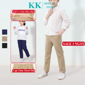 Quần Dài Kaki Trẻ Em Cho Bé Trai
