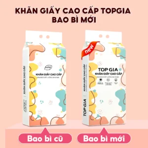 Giấy vệ sinh treo tường TopGia thùng 6 bịch