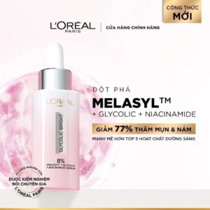 Bộ Serum & Kem Dưỡng Mờ Thâm Nám L'Oreal Paris Glycolic Bright – Giải Pháp Chăm Sóc Da Tối Ưu