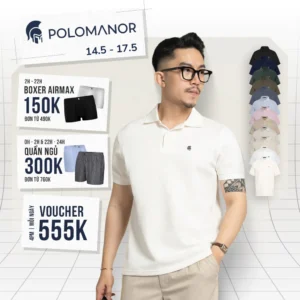 Áo Polo Nam BASIC SYMBOL POLOMANOR