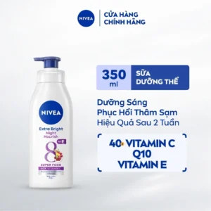 Sữa Dưỡng Thể NIVEA Sáng Da Ban Đêm