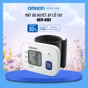 Máy Đo Huyết Áp Cổ Tay Omron HEM-6161