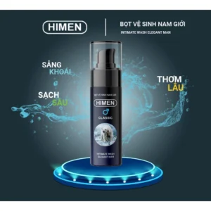 Dung Dịch Vệ Sinh Nam HiMen Ion Bạc 100ml – Khử Mùi, Ngăn Nấm