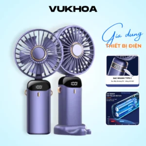 Quạt Cầm Tay Tích Điện Du Lịch