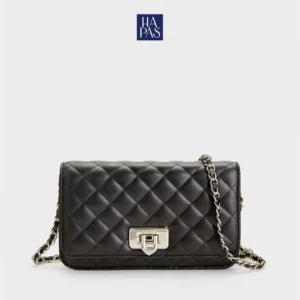 Túi Xách Nữ Đeo Chéo Ô Trám Nắp Gập HAPAS – TDC20138