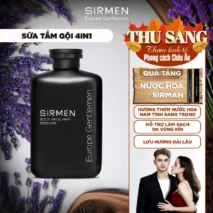 Sữa Tắm Gội Nam 4 in 1 SIRMEN Europe Gentlemen