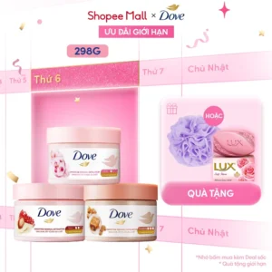Smoothie Tẩy Tế Bào Chết Body Dove – Cho Làn Da Sáng Mịn Tức Thì
